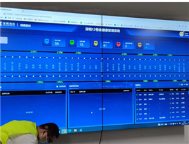 深圳地鐵站65寸液晶拼接屏案例