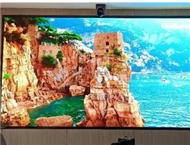 A case of full-color LED display in the conference room of an enterprise in Shenyang